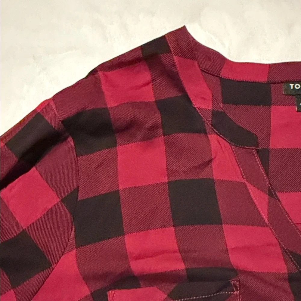 Torrid black/berry plaid dress - Picture 5 of 5
